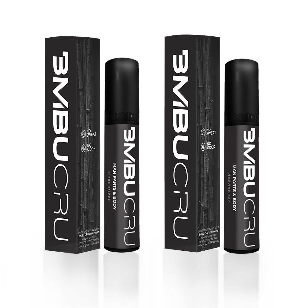 MAN-PARTS & BODY SPRAY x 2 BMBU CRU BMBU CRU