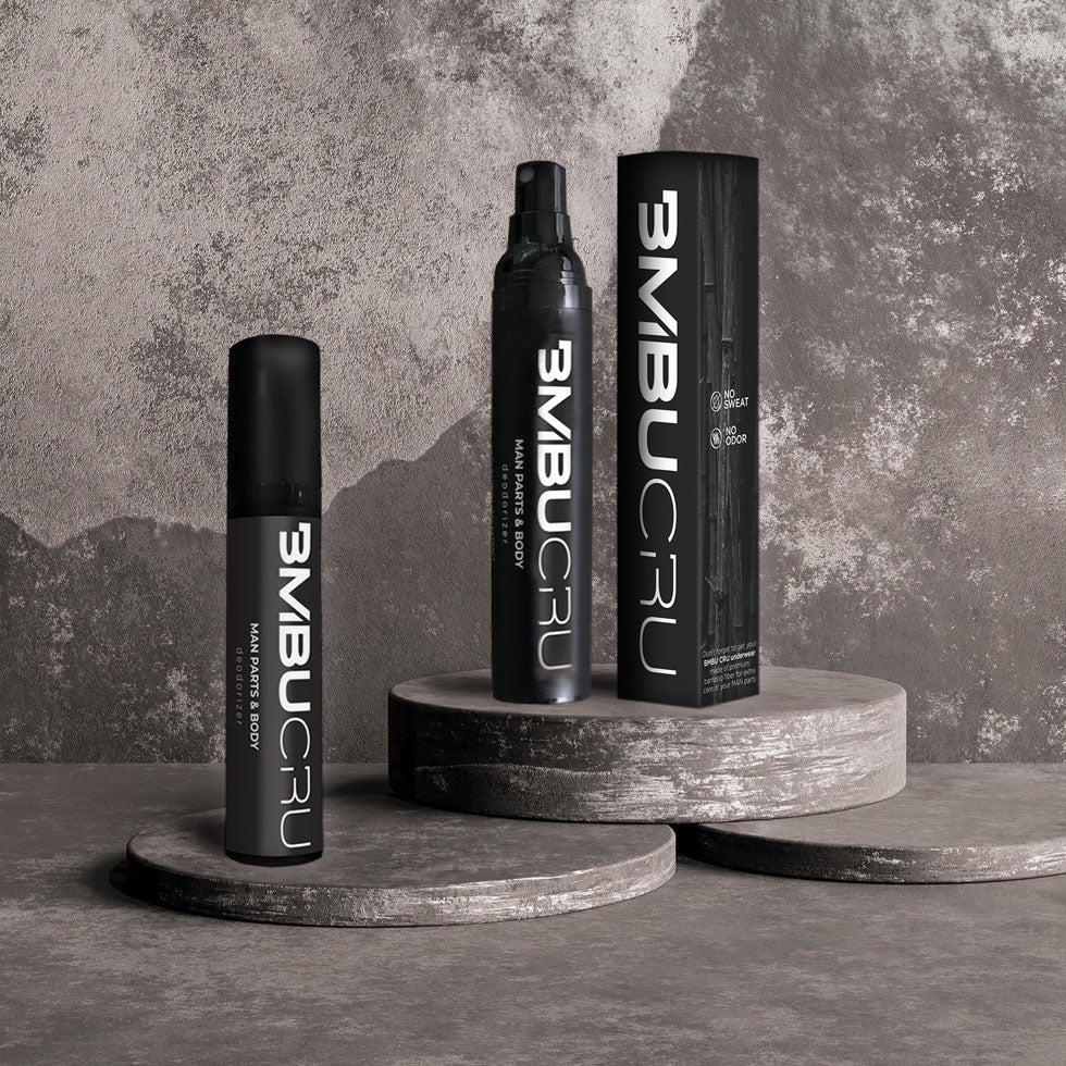 MAN-PARTS & BODY SPRAY x 2 BMBU CRU BMBU CRU